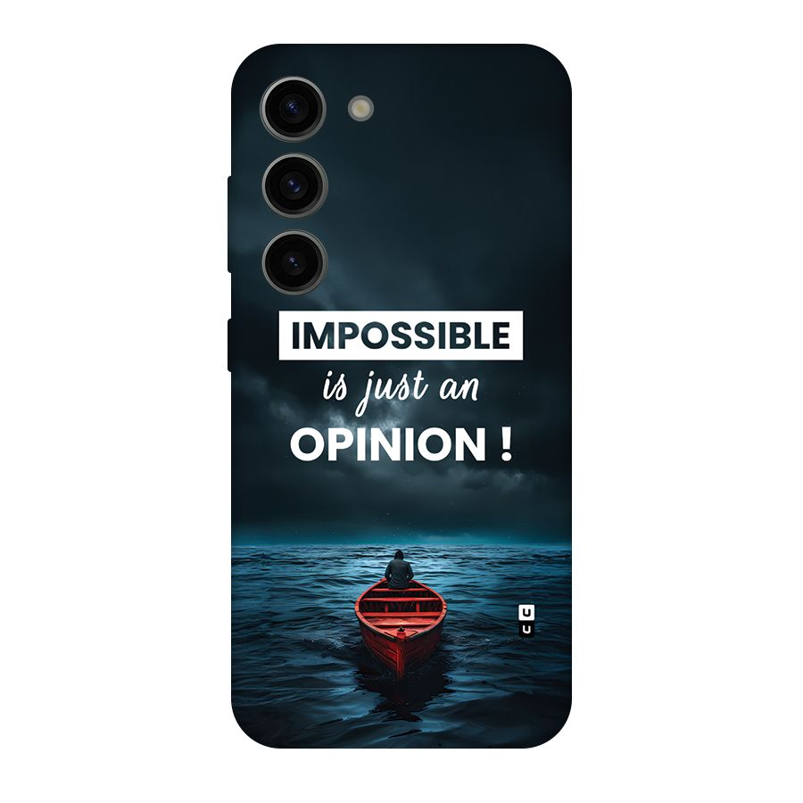 Just An Opinion Back Case for Galaxy S23