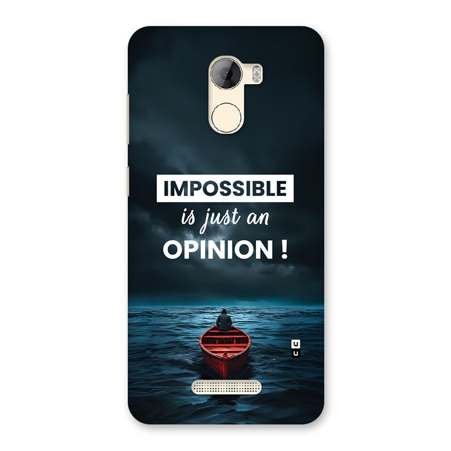Just An Opinion Back Case for Gionee A1 LIte