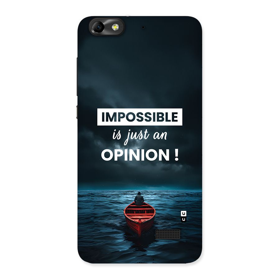 Just An Opinion Back Case for Honor 4C