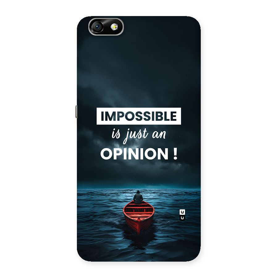 Just An Opinion Back Case for Honor 4X