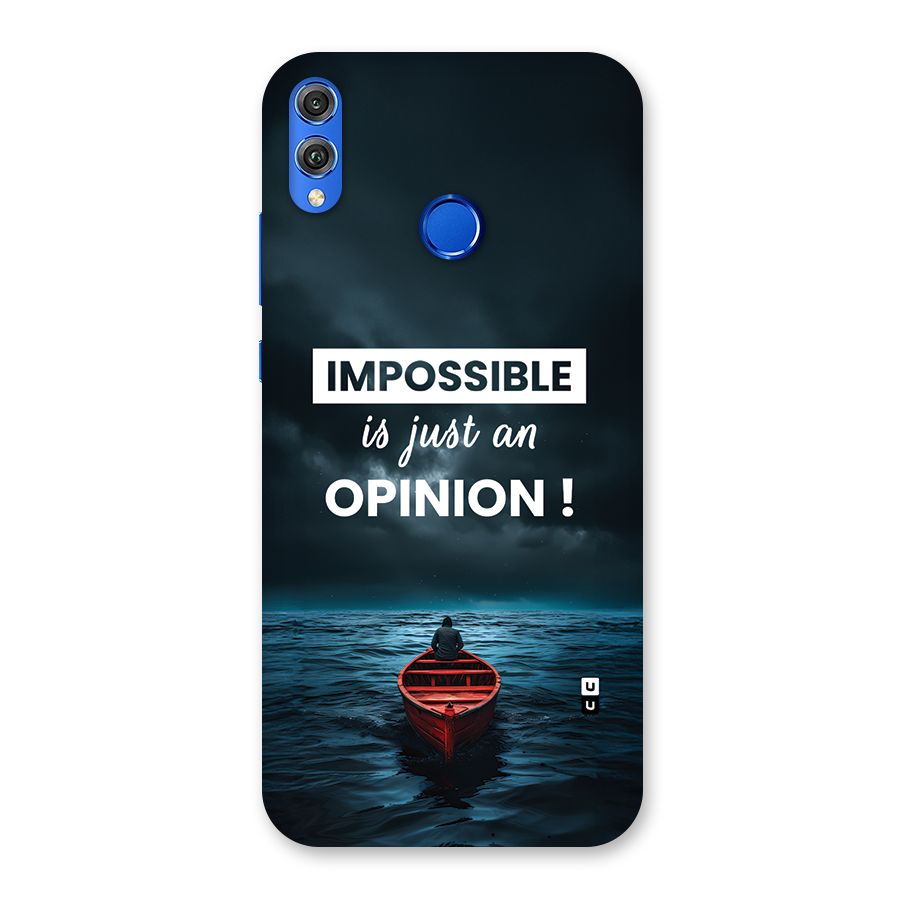 Just An Opinion Back Case for Honor 8X