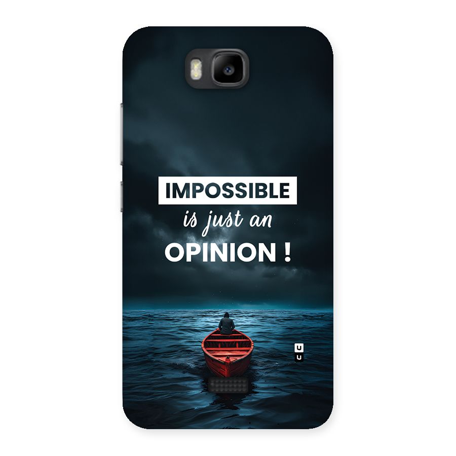 Just An Opinion Back Case for Honor Bee