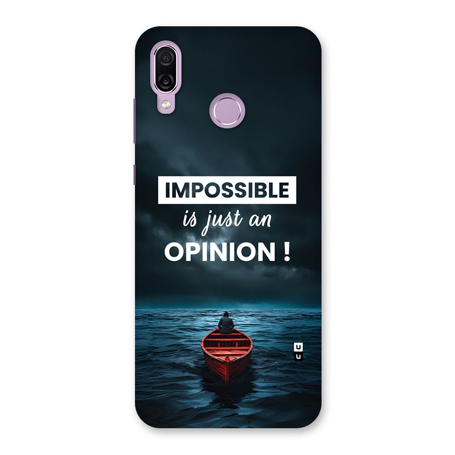 Just An Opinion Back Case for Honor Play