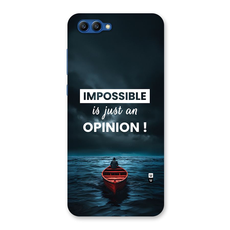Just An Opinion Back Case for Honor View 10