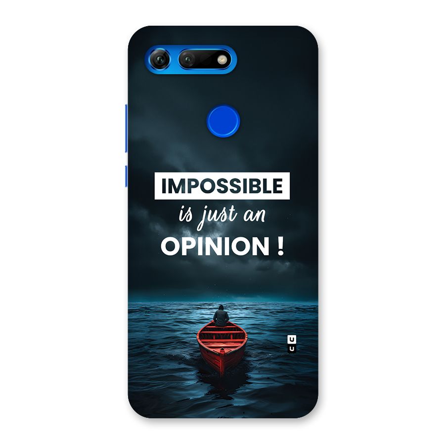 Just An Opinion Back Case for Honor View 20