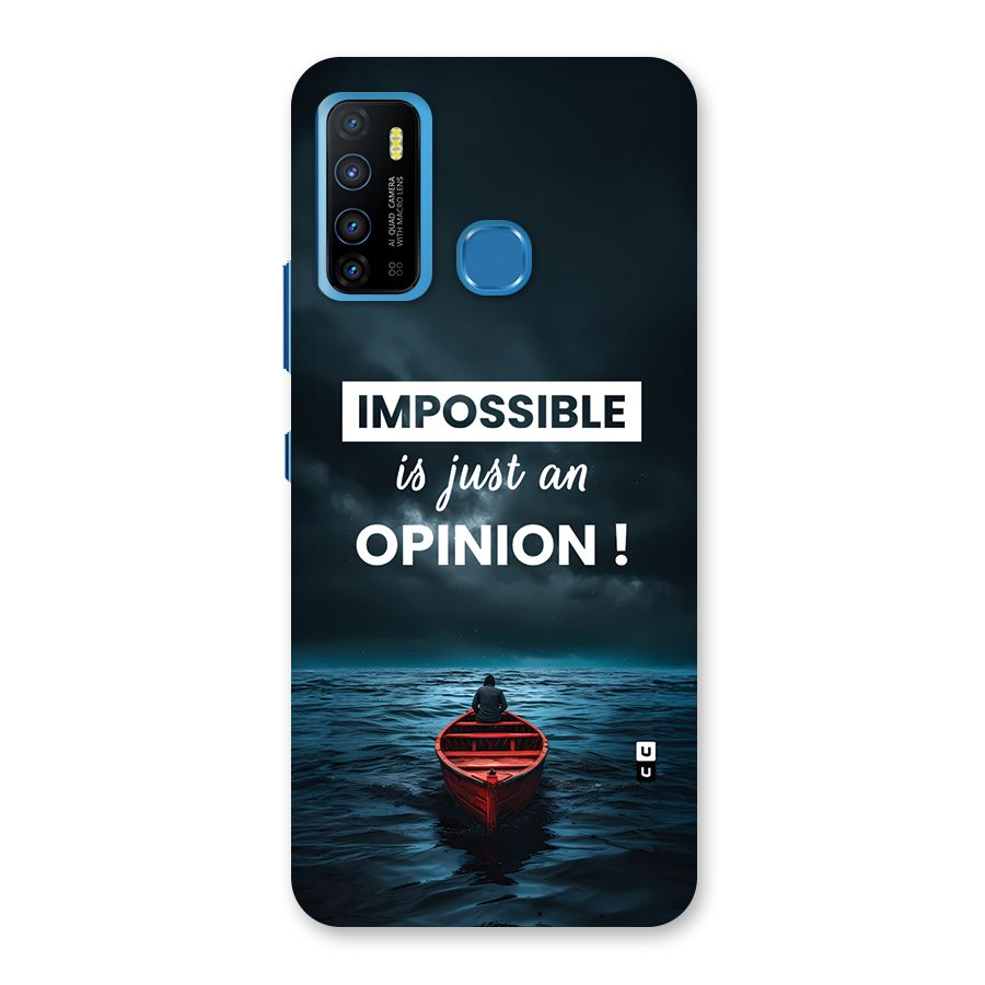 Just An Opinion Back Case for Infinix Hot 9