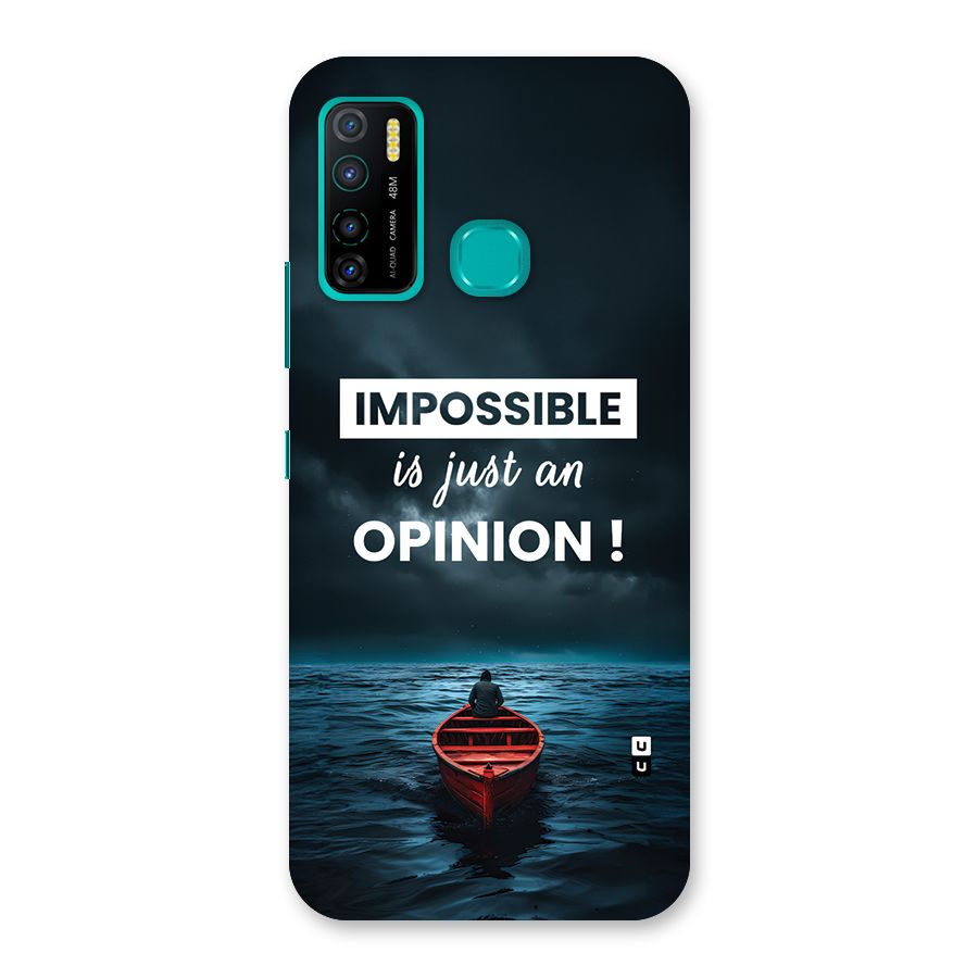 Just An Opinion Back Case for Infinix Hot 9 Pro