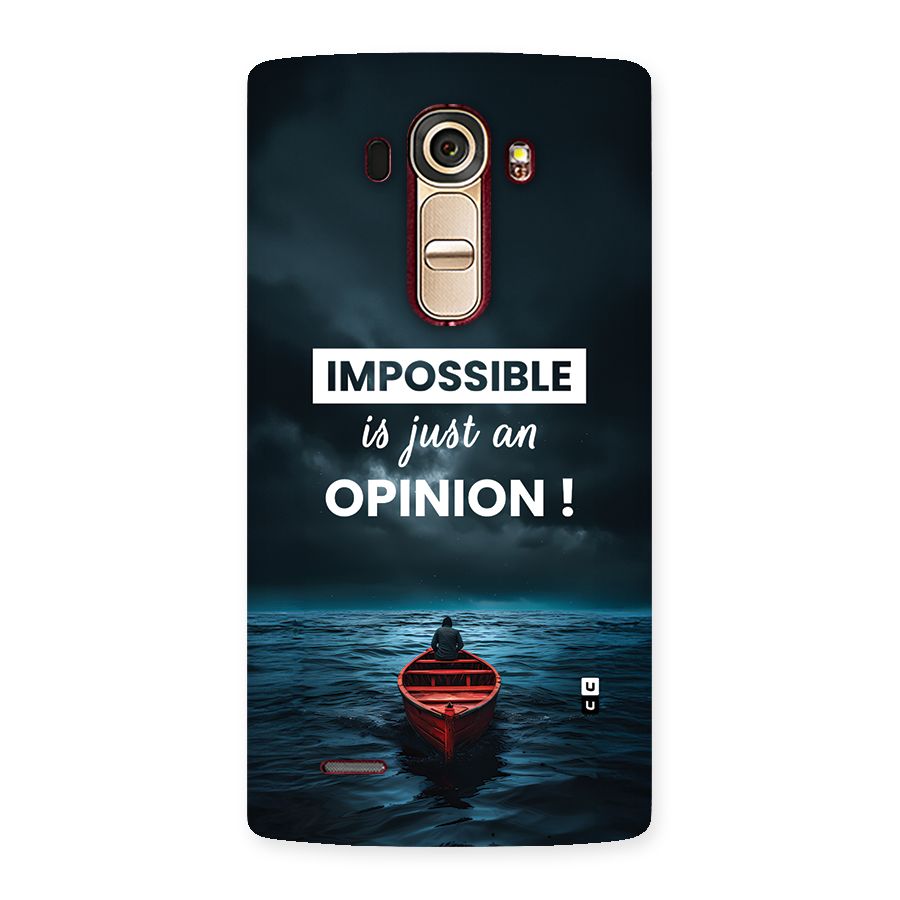 Just An Opinion Back Case for LG G4