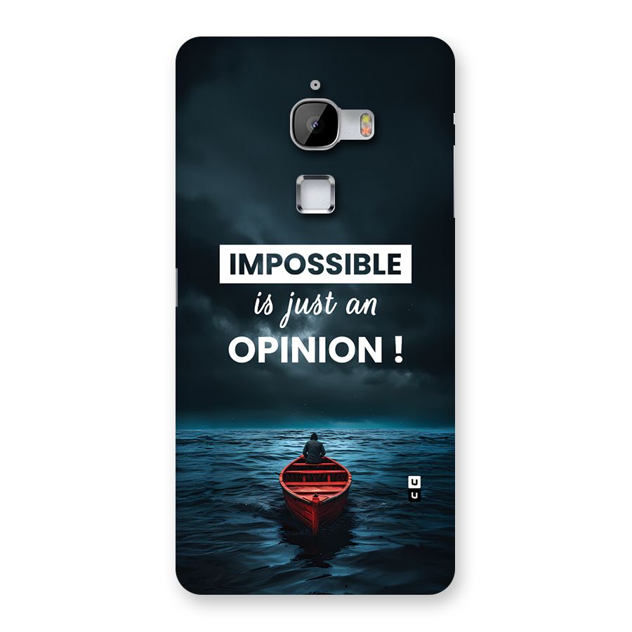 Just An Opinion Back Case for LeTV Le Max
