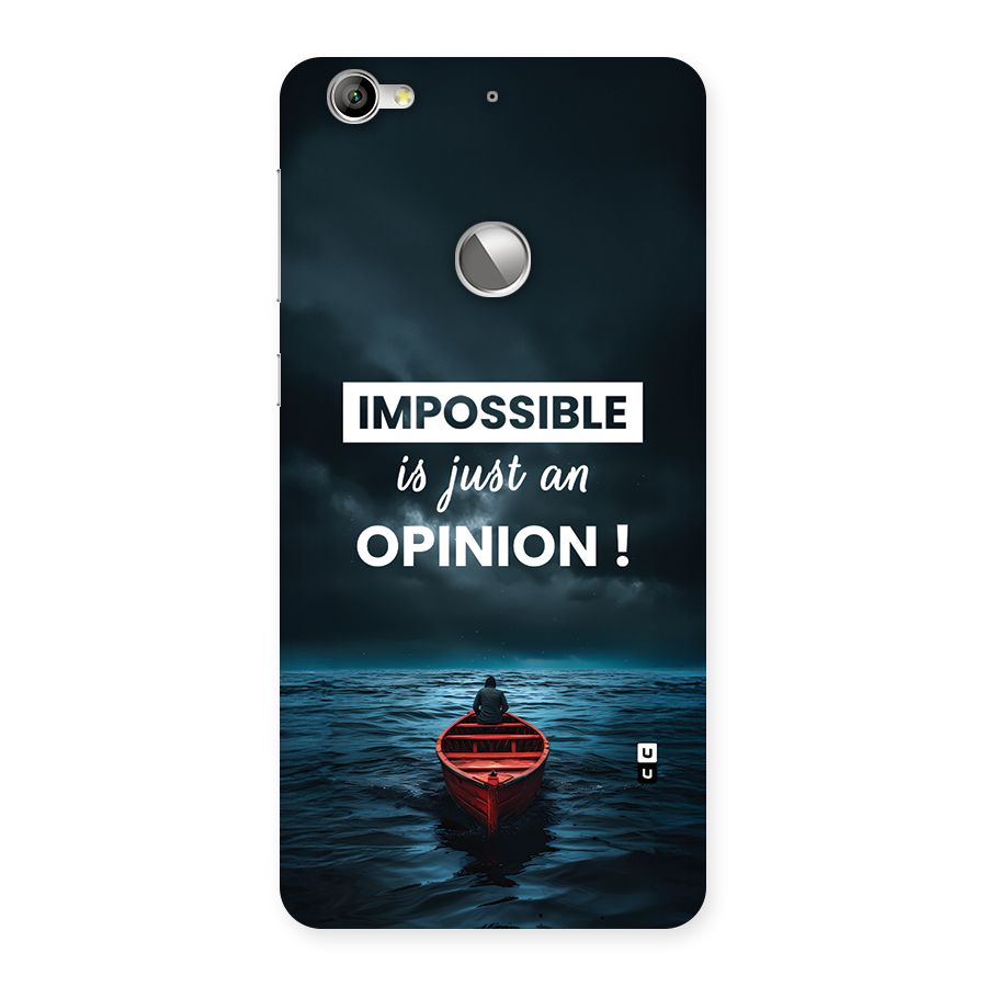 Just An Opinion Back Case for Le 1S