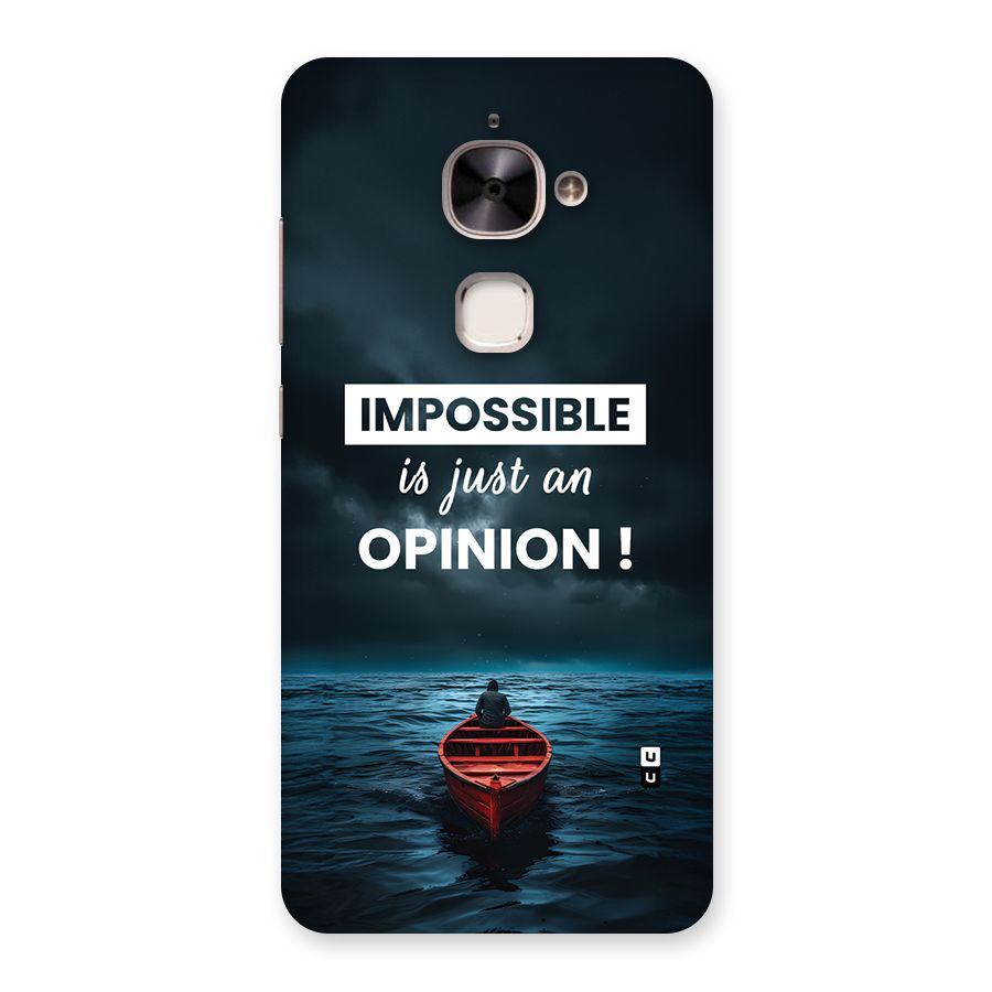 Just An Opinion Back Case for Le 2
