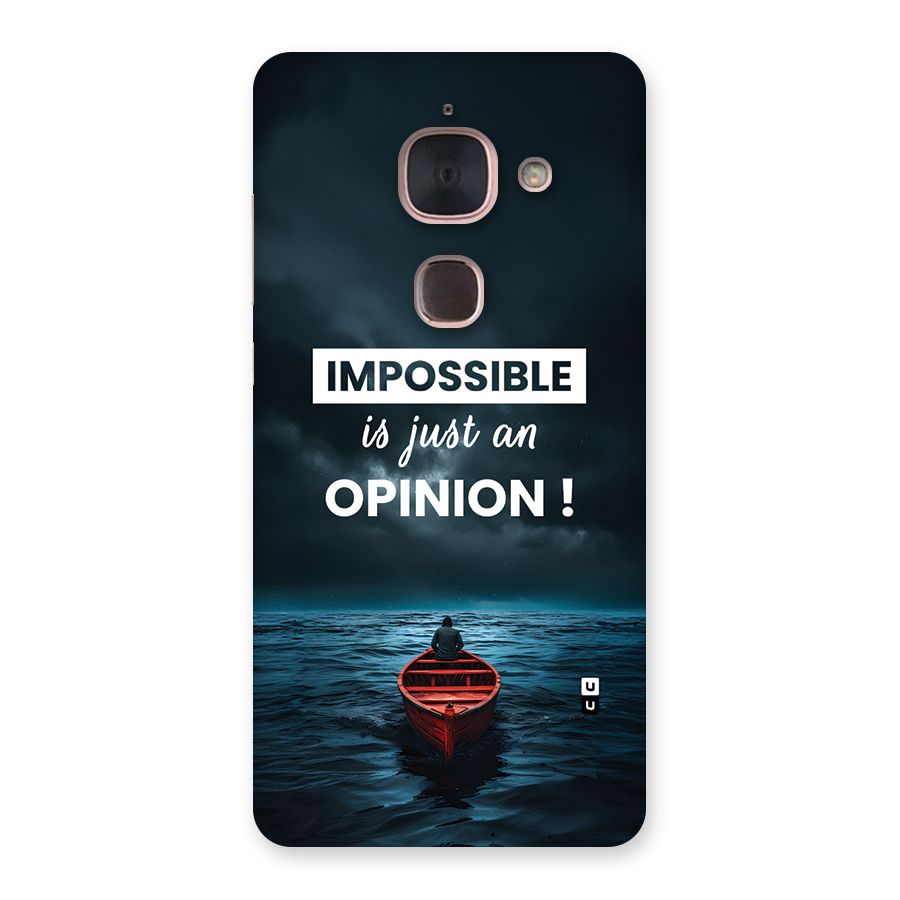 Just An Opinion Back Case for Le Max 2