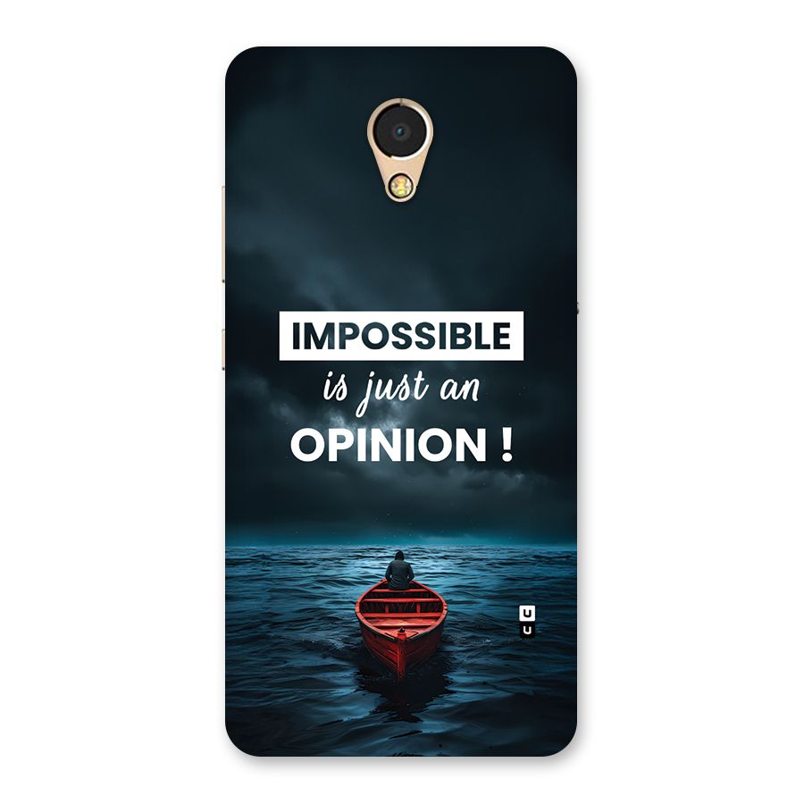 Just An Opinion Back Case for Lenovo P2