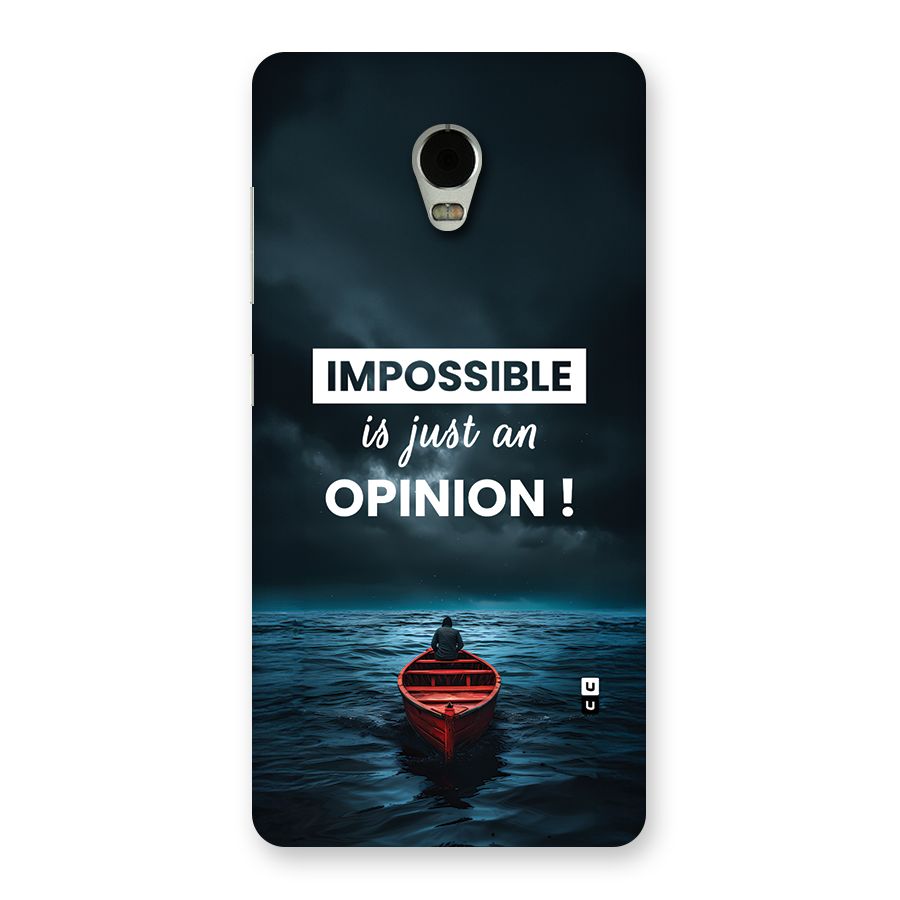 Just An Opinion Back Case for Lenovo Vibe P1