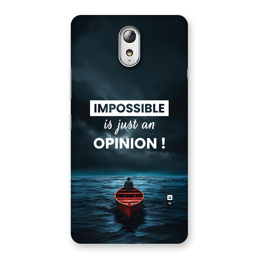 Just An Opinion Back Case for Lenovo Vibe P1M