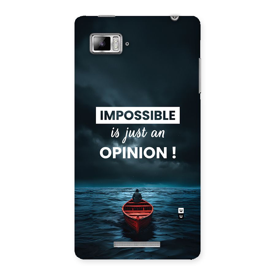 Just An Opinion Back Case for Lenovo Vibe Z K910