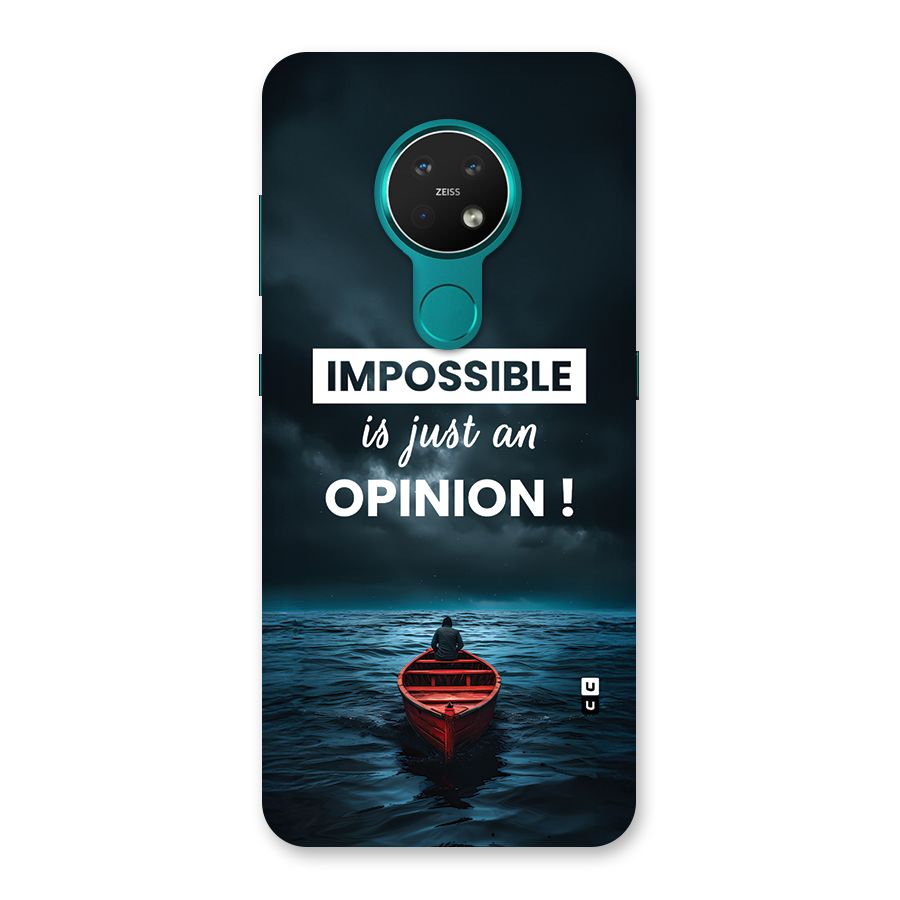 Just An Opinion Back Case for Nokia 7.2