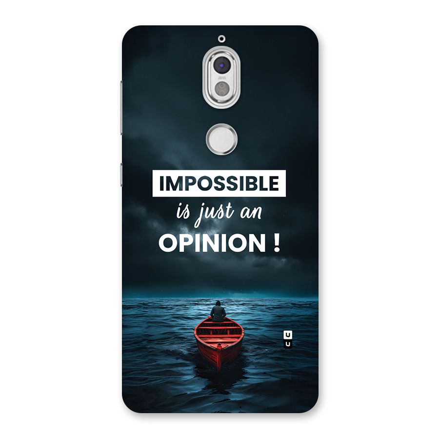 Just An Opinion Back Case for Nokia 7