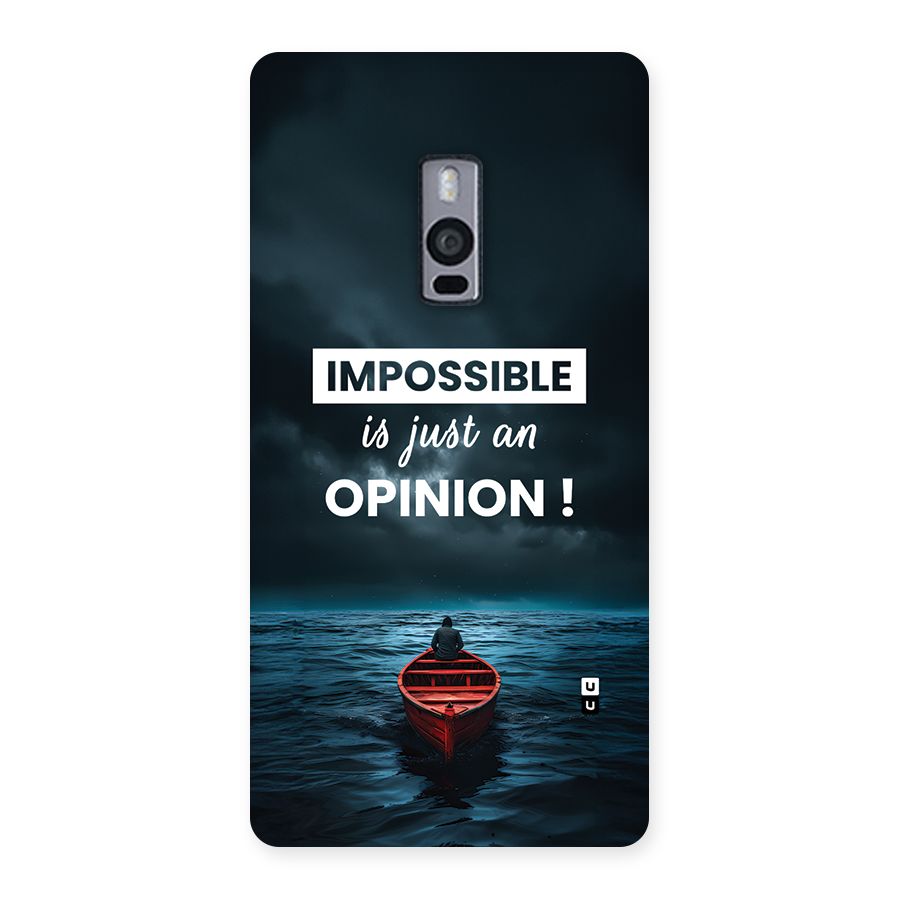 Just An Opinion Back Case for OnePlus 2