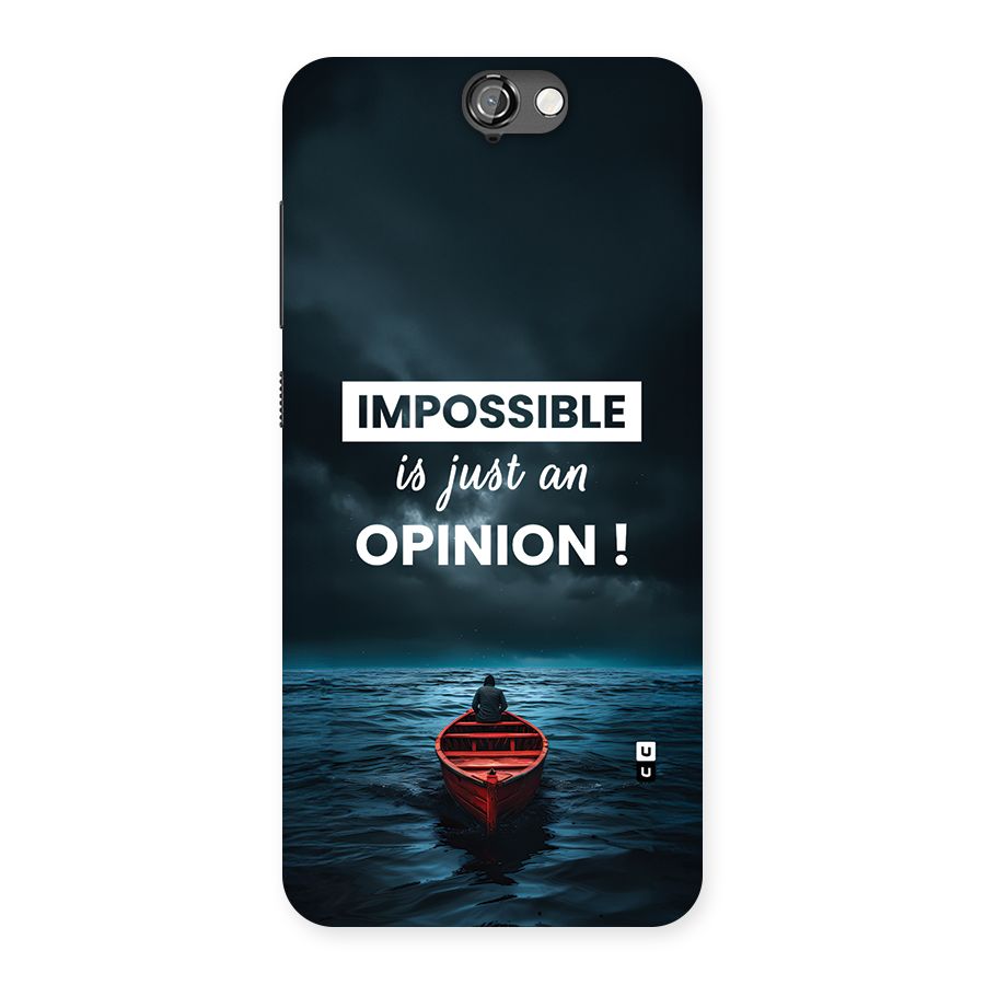 Just An Opinion Back Case for One A9