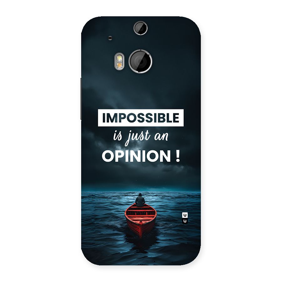 Just An Opinion Back Case for One M8