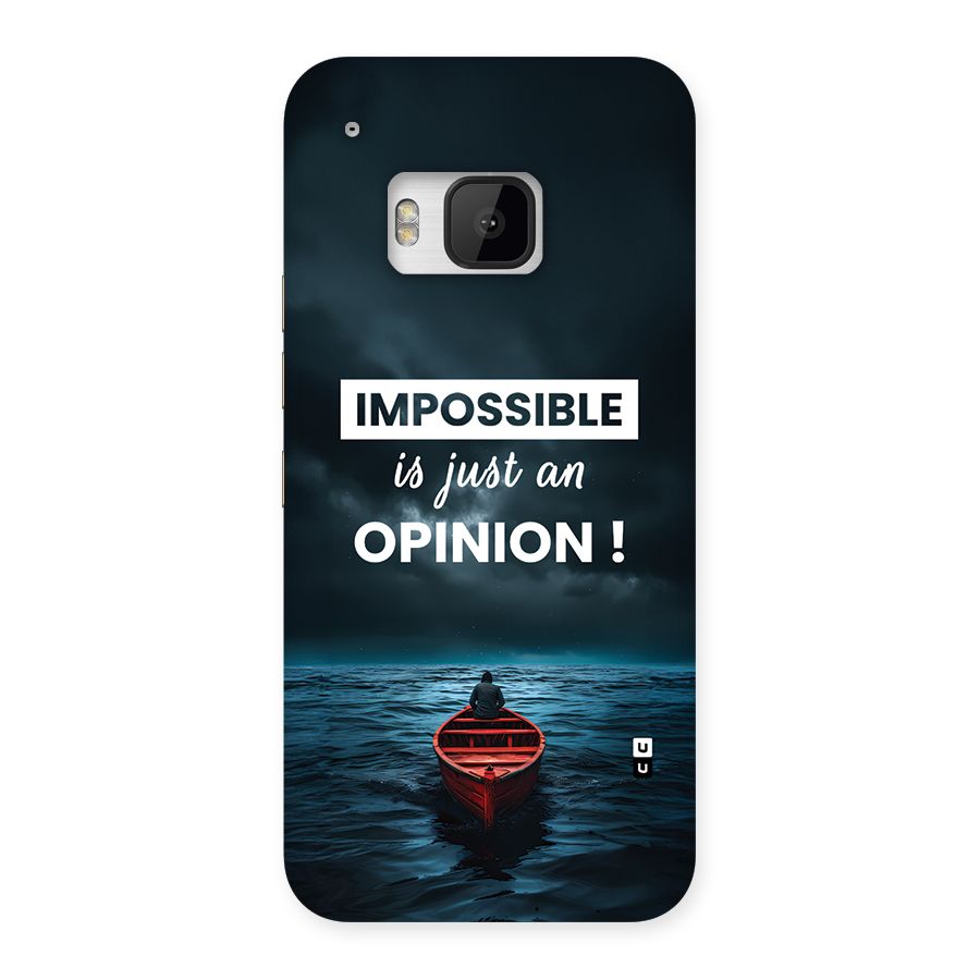 Just An Opinion Back Case for One M9