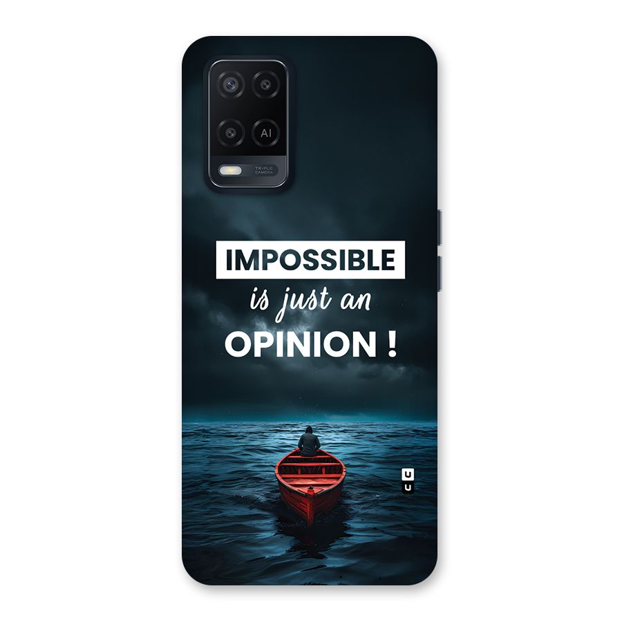 Just An Opinion Back Case for Oppo A54