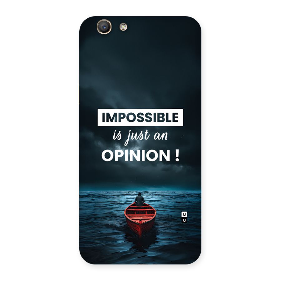 Just An Opinion Back Case for Oppo A59
