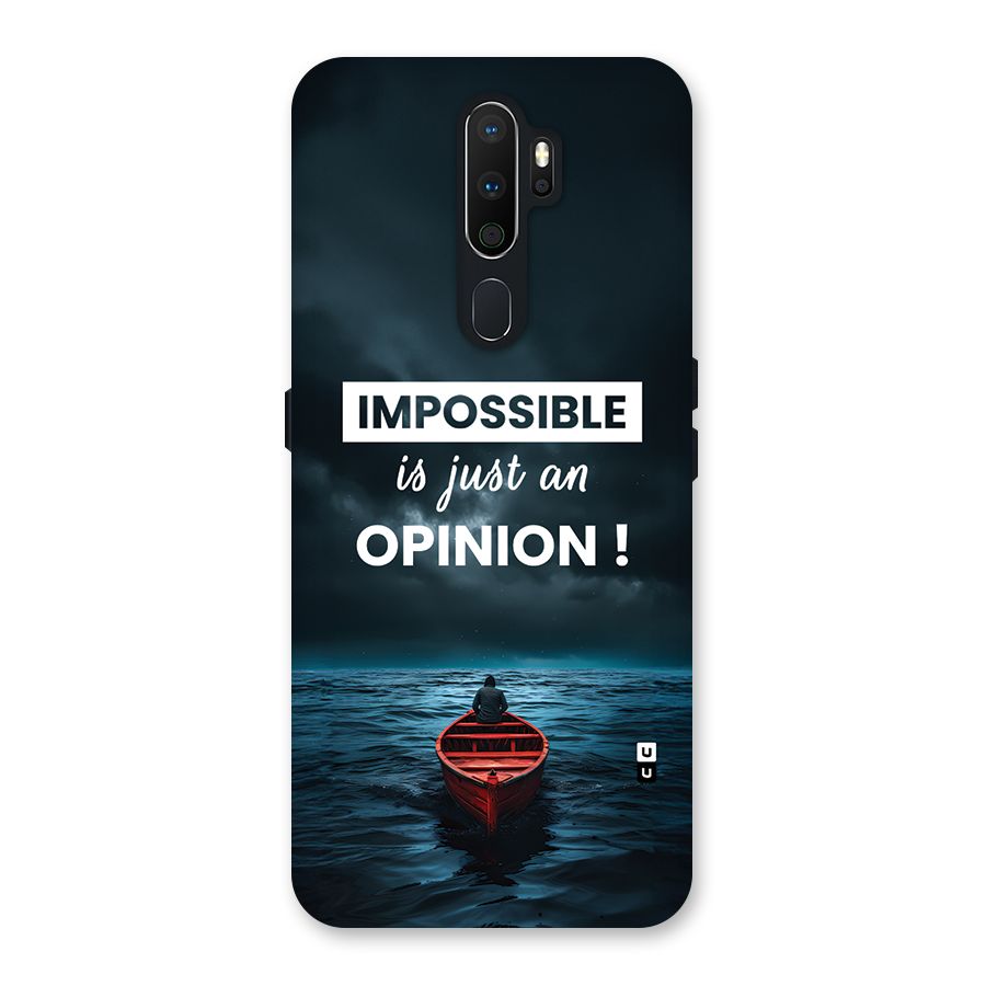 Just An Opinion Back Case for Oppo A5 (2020)
