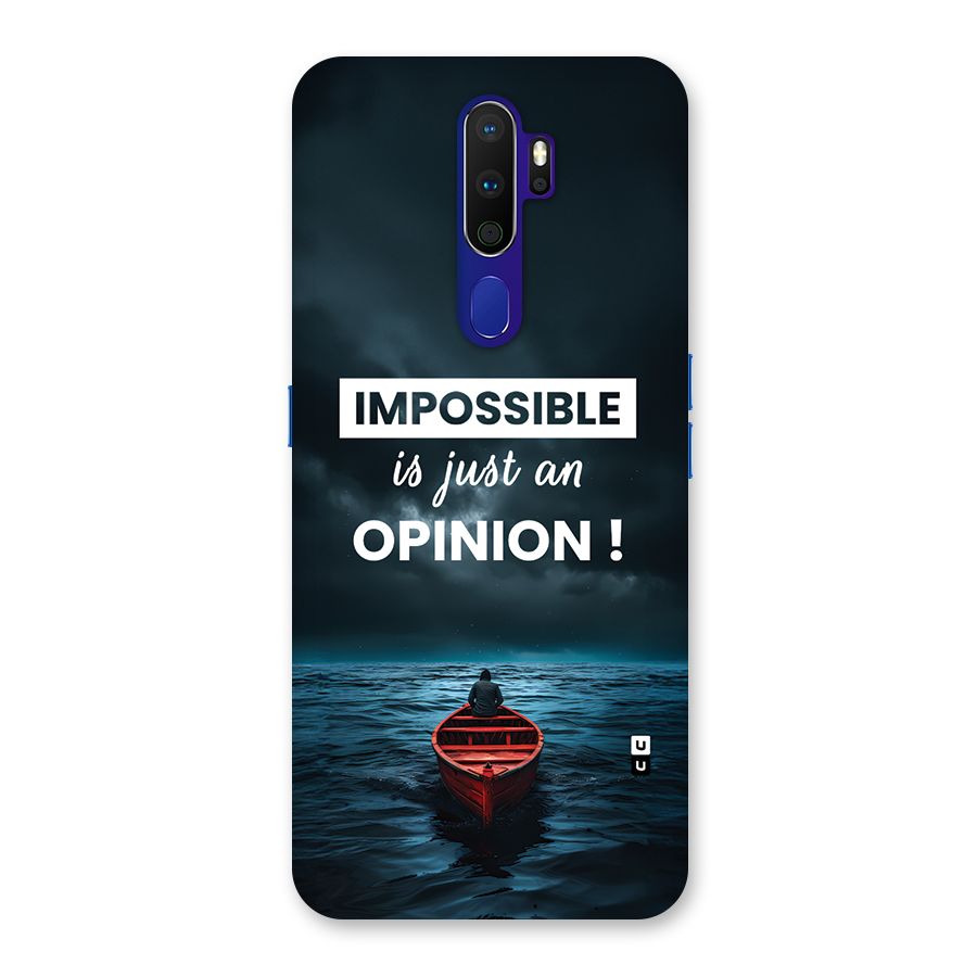 Just An Opinion Back Case for Oppo A9 (2020)
