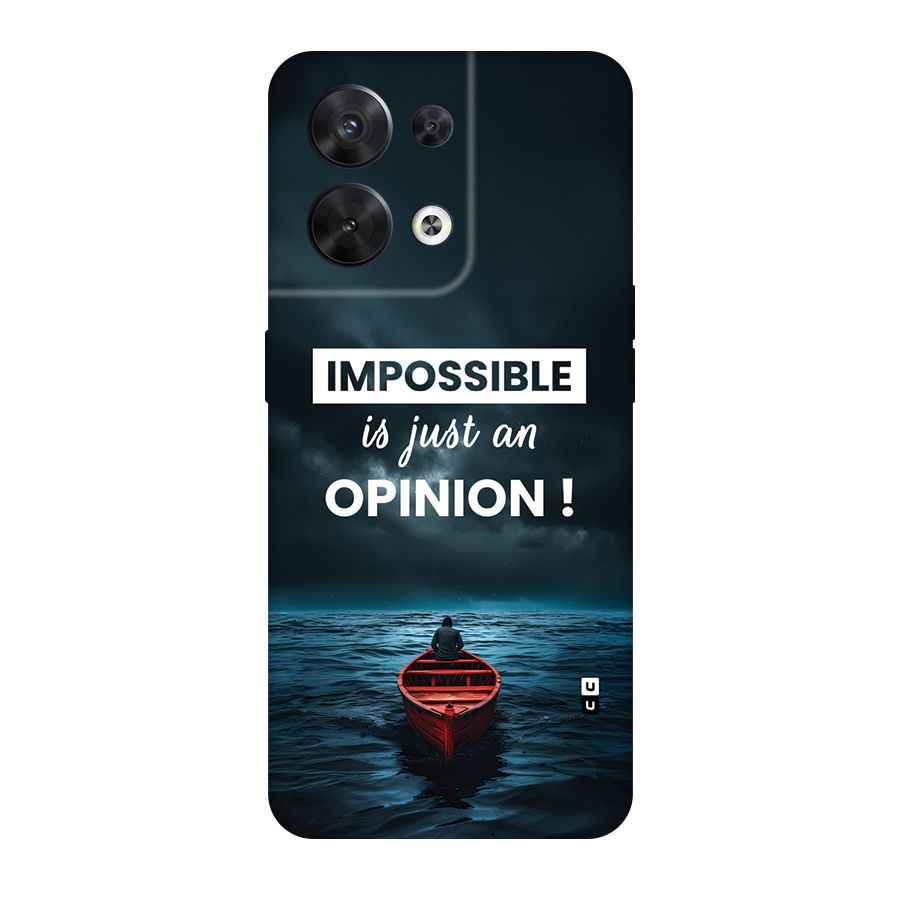 Just An Opinion Back Case for Oppo Reno8 5G
