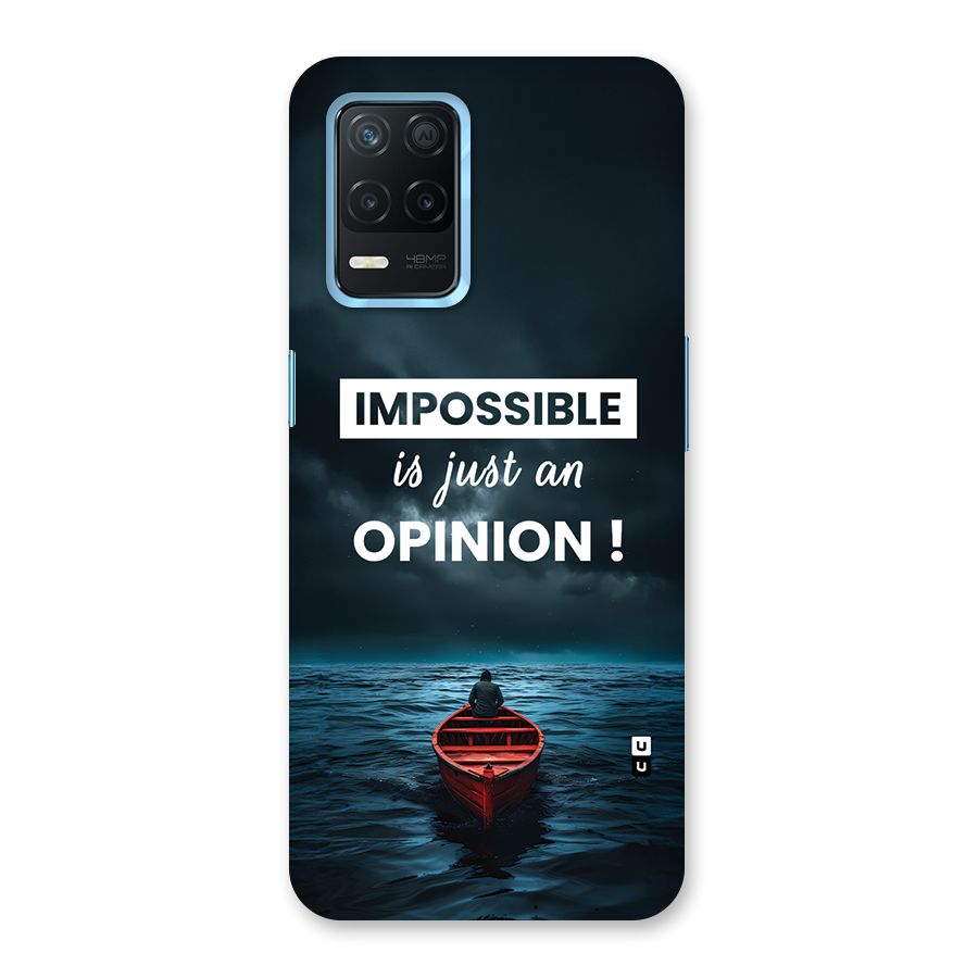 Just An Opinion Back Case for Realme 8 5G