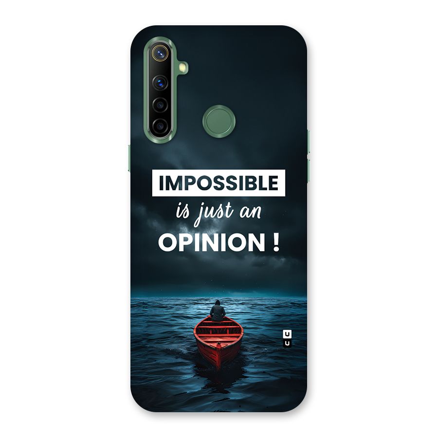 Just An Opinion Back Case for Realme Narzo 10