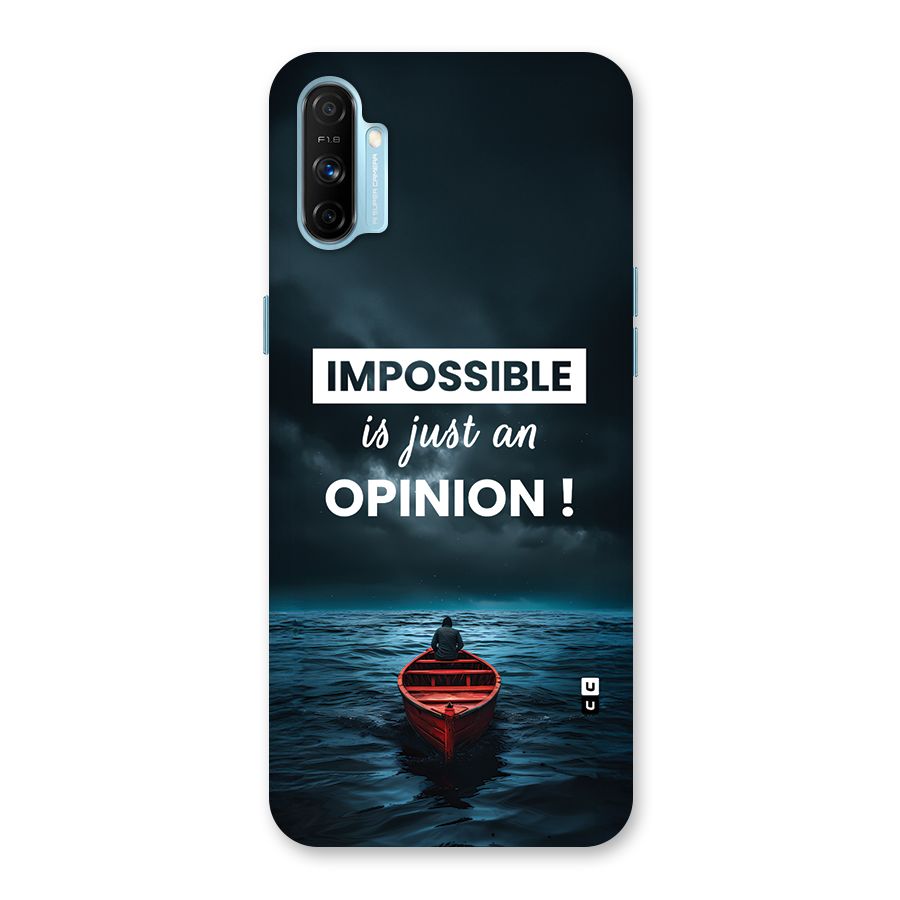 Just An Opinion Back Case for Realme Narzo 20A