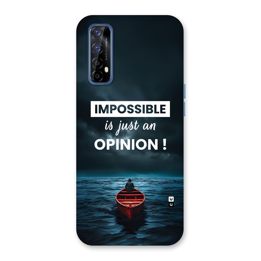 Just An Opinion Back Case for Realme Narzo 20 Pro