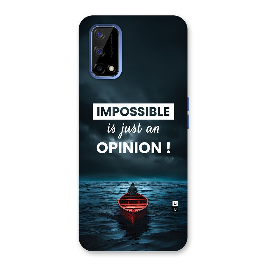 Just An Opinion Back Case for Realme Narzo 30 Pro