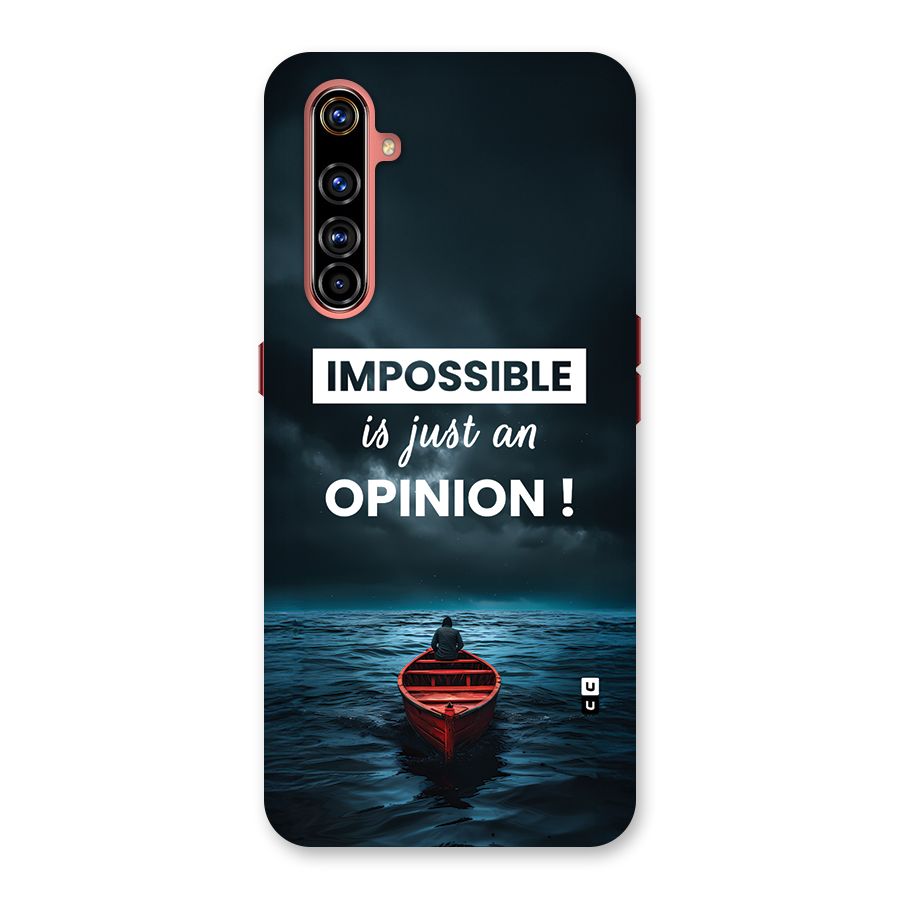 Just An Opinion Back Case for Realme X50 Pro