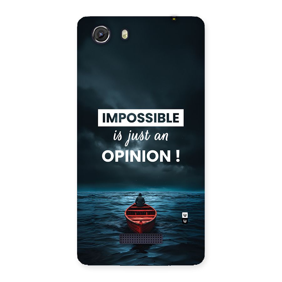 Just An Opinion Back Case for Unite 3