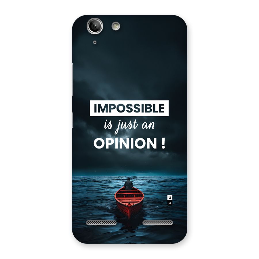 Just An Opinion Back Case for Vibe K5