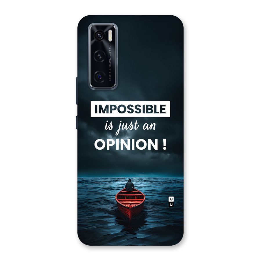 Just An Opinion Back Case for Vivo V20 SE