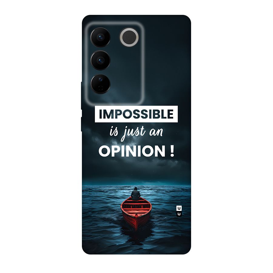 Just An Opinion Back Case for Vivo V27