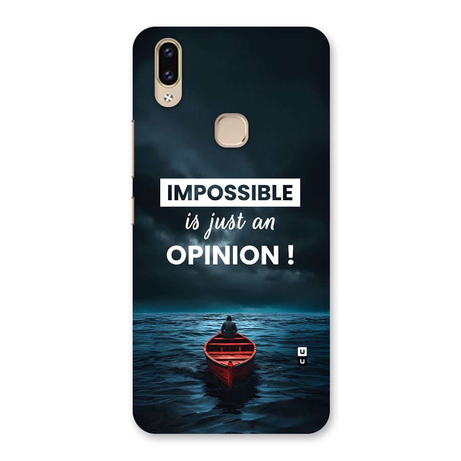 Just An Opinion Back Case for Vivo V9 Youth