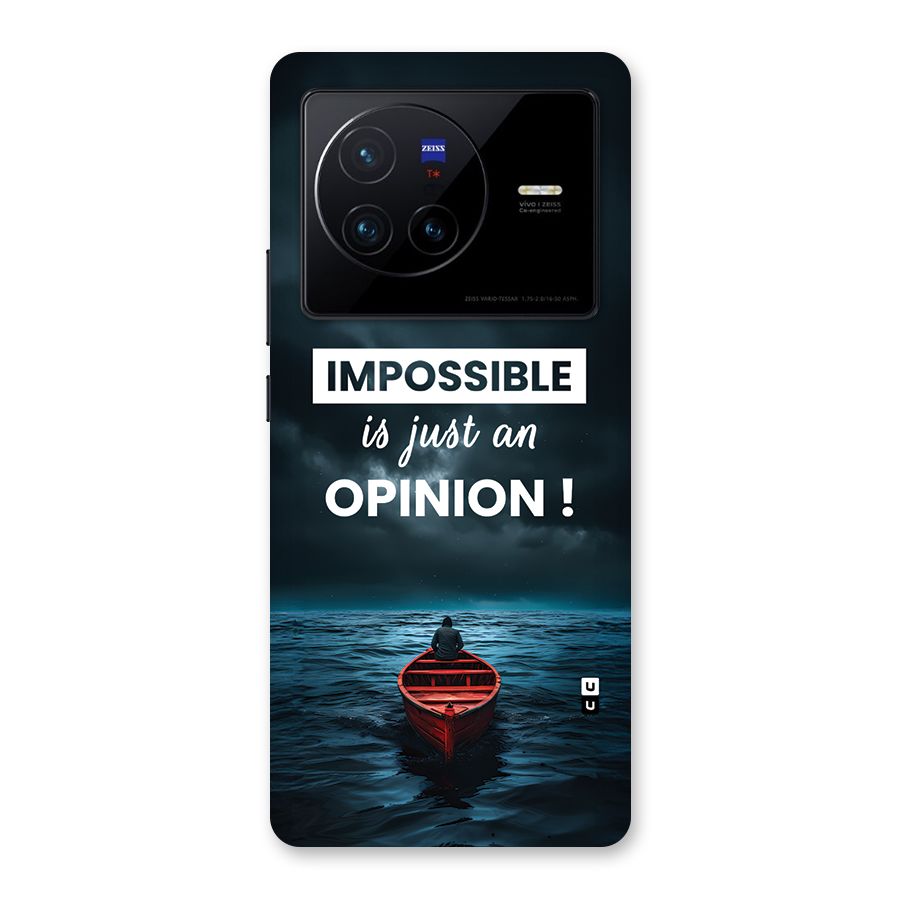 Just An Opinion Back Case for Vivo X80