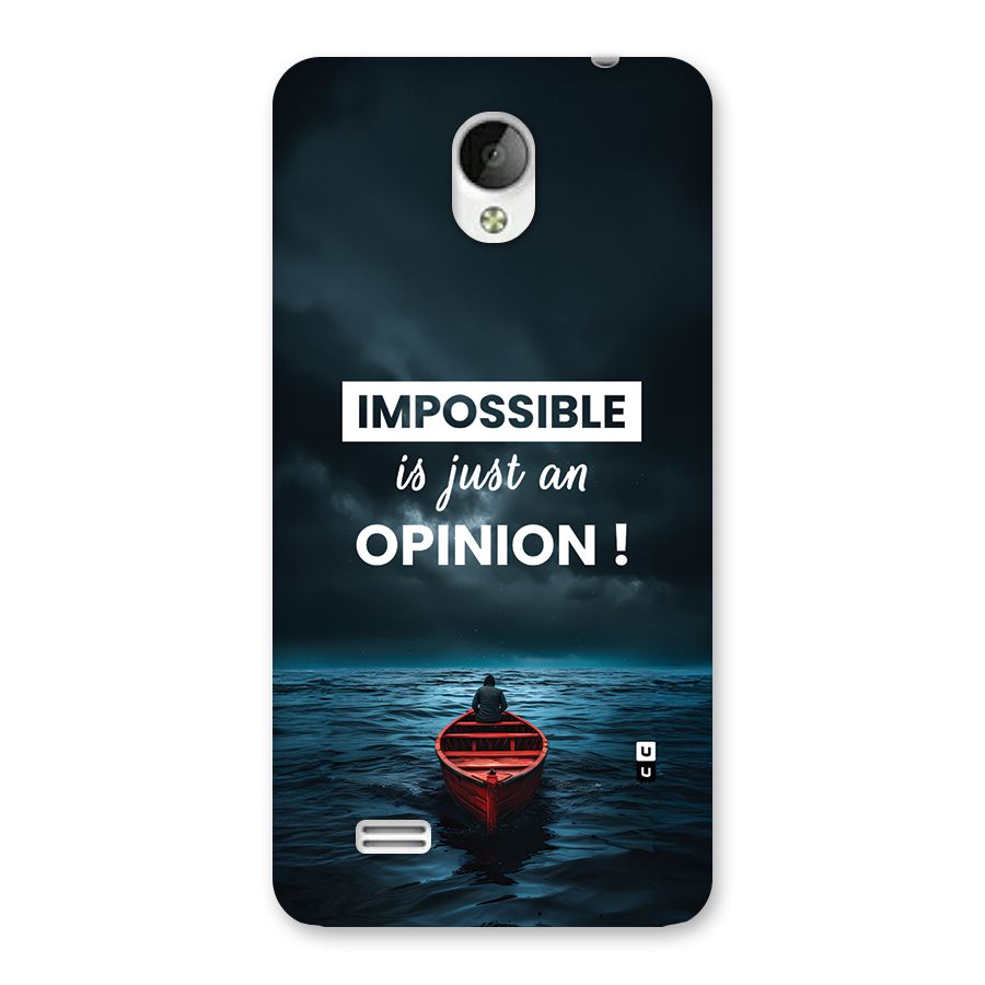 Just An Opinion Back Case for Vivo Y21