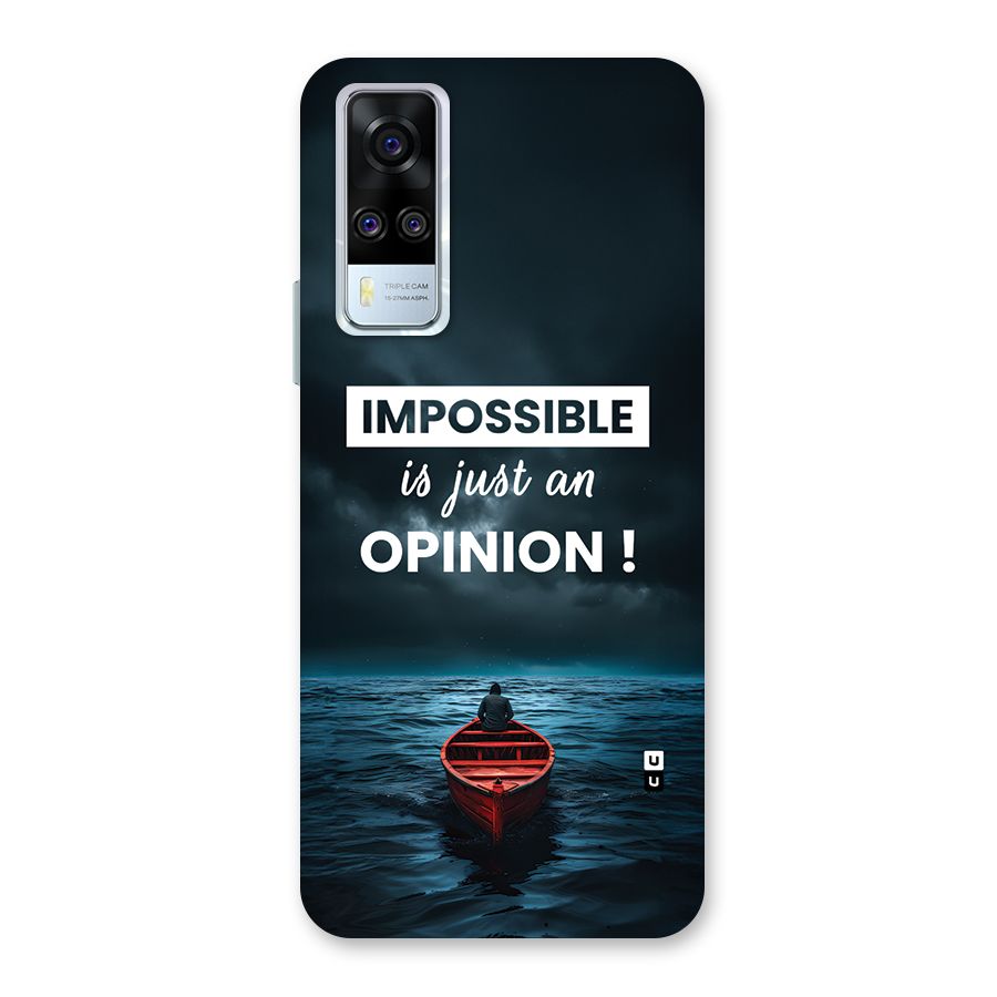 Just An Opinion Back Case for Vivo Y31