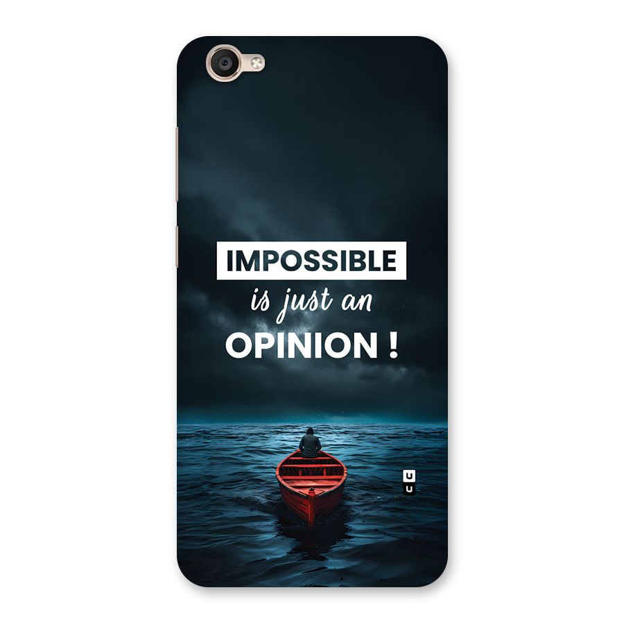 Just An Opinion Back Case for Vivo Y55s