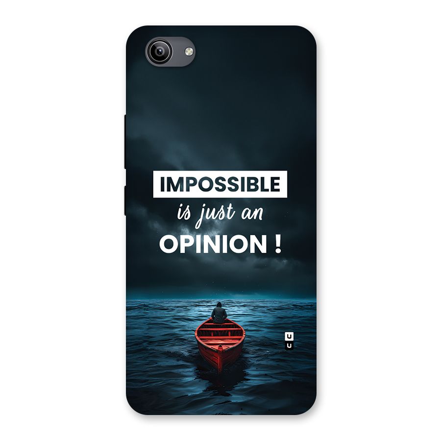 Just An Opinion Back Case for Vivo Y81i