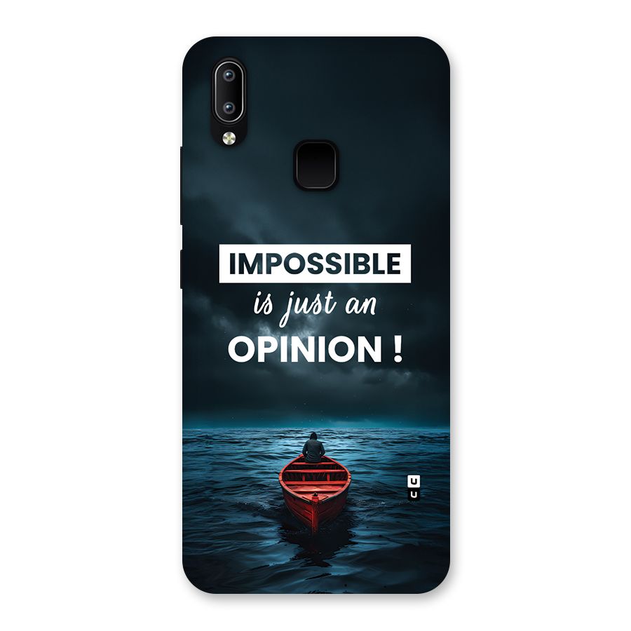 Just An Opinion Back Case for Vivo Y93