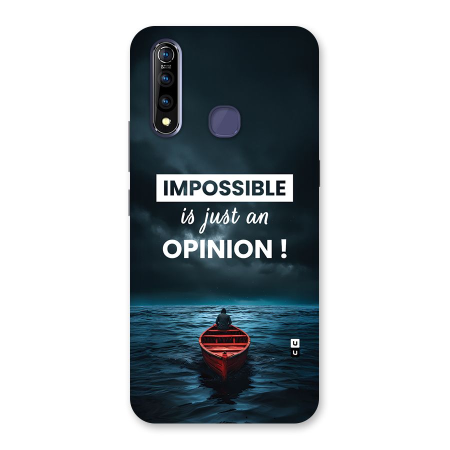 Just An Opinion Back Case for Vivo Z1 Pro