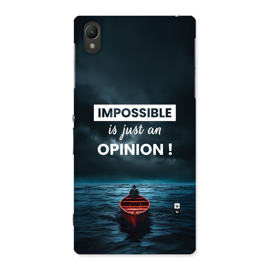 Just An Opinion Back Case for Xperia Z1